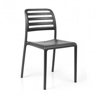 Nardi Costa Bistrot Resin Side Chair - Caffe